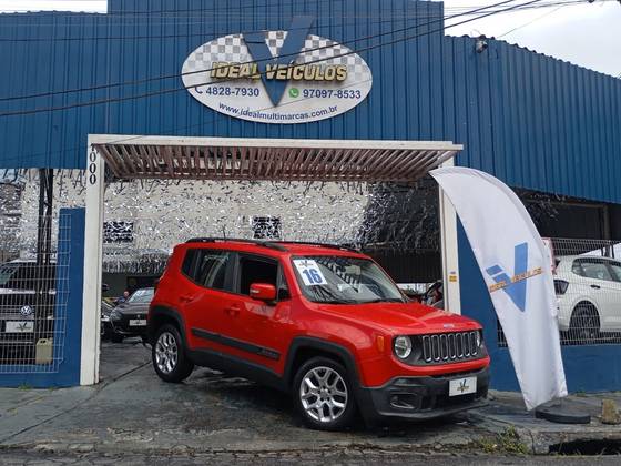 JEEP RENEGADE 1.8 16V FLEX LONGITUDE 4P AUTOMÁTICO